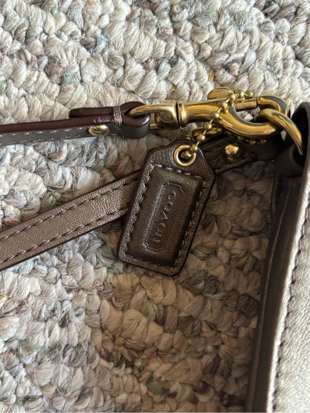 Coach compact wristlet